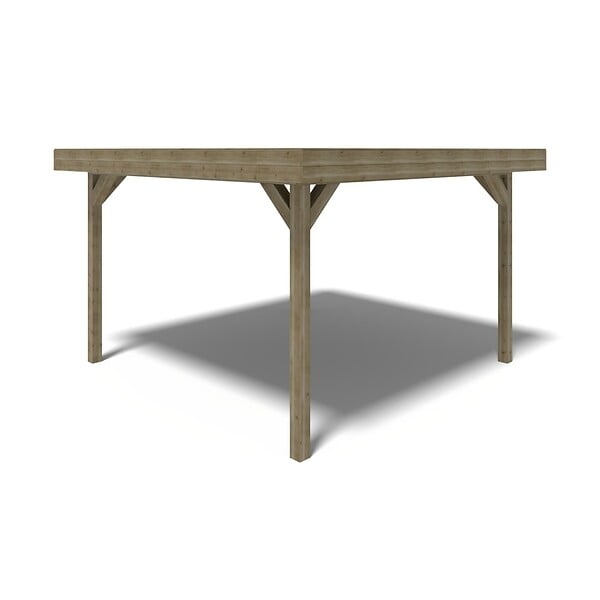 ALTANKA - carport - abri de jardin 4,04x4,04 m - traité - large