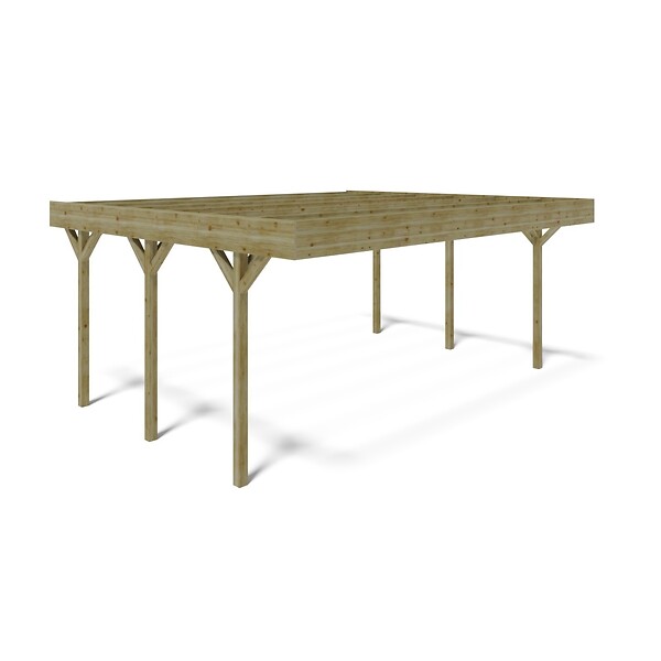 ALTANKA - Carport, abri de voiture  6.06x5.03 m - 30.48 m2 - CAR5 - large