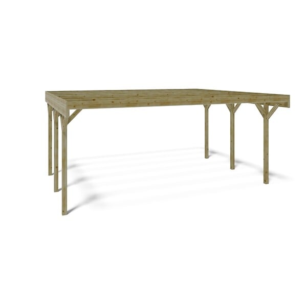 ALTANKA - Carport, abri de voiture  6.06x5.03 m - 30.48 m2 - CAR5 - large