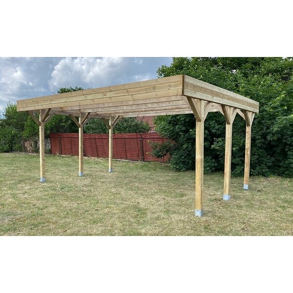 ALTANKA - Carport, abri de voiture  6.06x5.03 m - 30.48 m2 - CAR5 - large