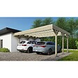 ALTANKA - Carport, abri de voiture  6.06x5.03 m - 30 m2 - couverture PVC  - CAR5PVCTR - vignette