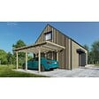 ALTANKA - Carport, abri de voiture  3.04x5.12 m - 15.57 m2 - couverture PVC  - CAR16PVCTR - vignette