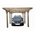 ALTANKA - Carport, abri de voiture  3.04x5.12 m - 15.56 m2 - couverture PVC  - CAR10PVCTR - vignette