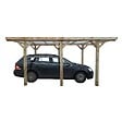 ALTANKA - Carport, abri de voiture  3.04x5.12 m - 15.56 m2 - couverture PVC  - CAR10PVCTR - vignette