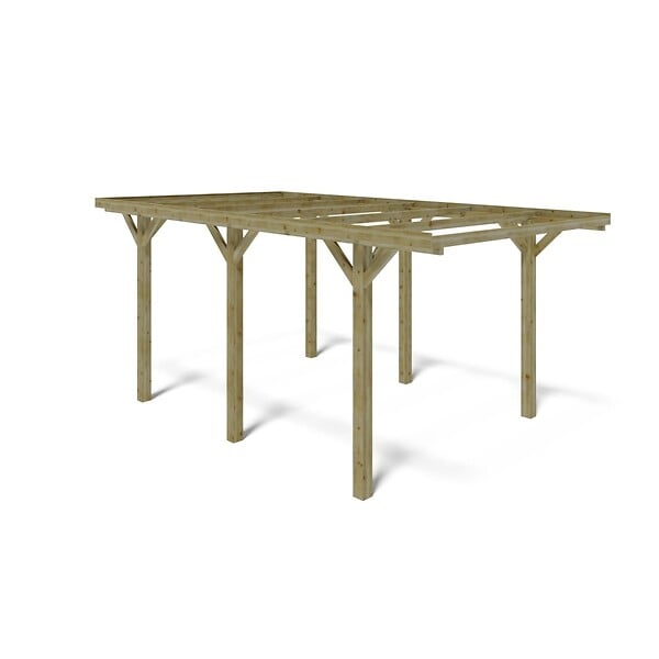 ALTANKA - Carport, abri de voiture  3.04x5.12 m - 15.56 m2 - CAR10 - large
