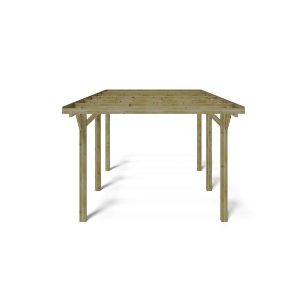 ALTANKA - Carport, abri de voiture  3.04x5.12 m - 15.56 m2 - CAR10 - large