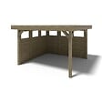 ALTANKA - Pergola de jardin 4.04x4.04m avec panneaux - traité - ALT135 - vignette