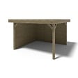 ALTANKA - Pergola de jardin 4.04x4.04m avec panneaux - traité - ALT132 - vignette