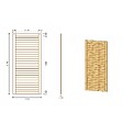 ALTANKA - Panneau plein pour pergola 1,01x2,17m - ALT14 - vignette