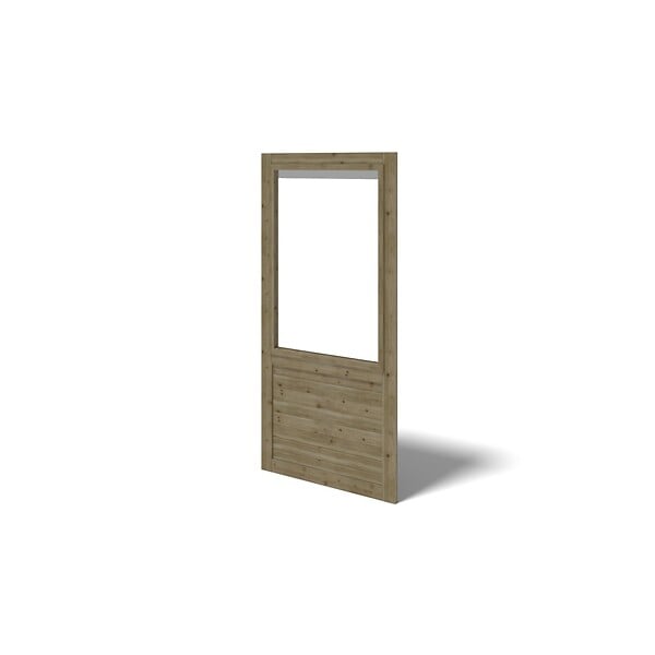 ALTANKA - Pergola de jardin 4.04x4.04m avec panneaux - traité - ALT127 - large