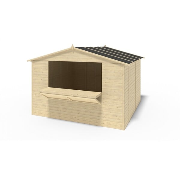 ALTANKA - Kiosque/ stand de marché/ de vente 9.42 m2 - 3.11x3.03 m - 19 mm - DOM607 - large