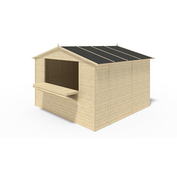 ALTANKA - Kiosque/ stand de marché/ de vente 9.42 m2 - 3.11x3.03 m - 19 mm - DOM607 - large