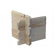 ALTANKA - Abri de jardin en bois - 12m2 - 4x3m - Ep. 28mm - Couleur: naturel - DOM710 - vignette