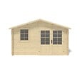 ALTANKA - Abri de jardin en bois - 12m2 - 4x3m - Ep. 28mm - Couleur: naturel - DOM710 - vignette