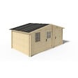 ALTANKA - Abri de jardin en bois - 15m2 - 5x3m - Ep. 28mm - Couleur: naturel - DOM578 - vignette