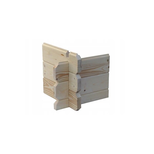 ALTANKA - Abri de jardin en bois - 12m2 - 3x4m - Ep. 28mm - Couleur: naturel - DOM661 - large