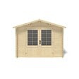 ALTANKA - Abri de jardin en bois - 12m2 - 3x4m - Ep. 28mm - Couleur: naturel - DOM661 - vignette