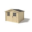ALTANKA - Abri de jardin en bois - 7.5m2 - 3x2.5m - Ep. 28mm - Couleur: naturel - DOM469 - vignette