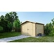 ALTANKA - Abri de jardin en bois - 9m2 - 3x3m - Ep. 28mm - Couleur: naturel - DOM531 - vignette