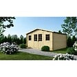 ALTANKA - Abri de jardin en bois - 20m2 - 5x4m - Ep. 40mm - Couleur: naturel - DOM598 - vignette