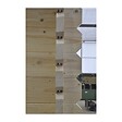 ALTANKA - Abri de jardin en bois - 19.2m2 - 4.8x4m - Ep. 40mm - Couleur: naturel - DOM370 - vignette