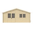 ALTANKA - Abri de jardin en bois - 36m2 - 6x6m - Ep. 40mm - Couleur: naturel - DOM749 - vignette