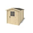 ALTANKA - Abri de jardin en bois - 5.7m2 - 1.9x3m - Ep. 28mm - Couleur: naturel - DOM662 - vignette