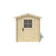 ALTANKA - Abri de jardin en bois - 5.7m2 - 1.9x3m - Ep. 28mm - Couleur: naturel - DOM662 - vignette