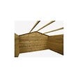 ALTANKA - Abri de jardin en bois - 16m2 - 4x4m - Traité - Ep. 28mm - Couleur: marron - DOM144 - vignette