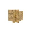 ALTANKA - Abri de jardin en bois - 12m2 - 4x3m - Traité - Ep. 40mm - Couleur: vert - DOM717 - vignette