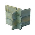ALTANKA - Abri de jardin en bois - 9m2 - 3x3m - Traité - Ep. 28mm - Couleur: vert - DOM458 - vignette