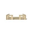 ALTANKA - Terrasse en bois avec balustrade pour abri en bois - 12m2 - 4m x 3m - couleur: naturel - DOM548 - vignette