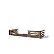ALTANKA - Terrasse en bois avec balustrade pour abri en bois - 10m2 - 5m x 2m - imprégnée - couleur: marron - DOM603 - vignette
