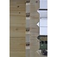 ALTANKA - Abri de jardin en bois - 6x6 m + terrasse avec balustrade et avant-toit en bois - 48 m2 - DOM749+DOM553+DOM555+POD04 - vignette