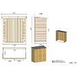ALTANKA - Armoire de jardin à outils 1.66x0.82 m H.1.86 - DOM85 - vignette