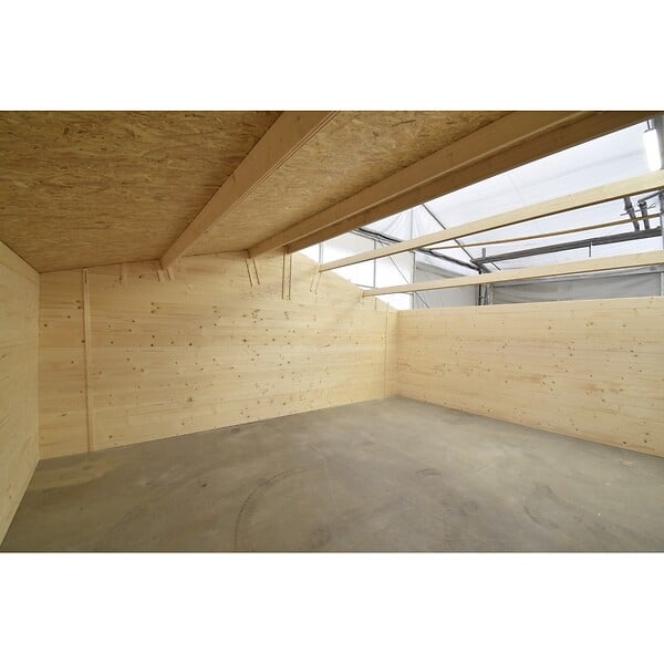 ALTANKA - Abri de jardin en bois - 30m2 - 6x5m - Ep. 40mm - Couleur: naturel - DOM748 - large