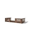 ALTANKA - Terrasse en bois avec balustrade pour abri en bois - 8m2 - 4m x 2m - imprégnée - couleur: marron - DOM79 - vignette