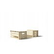 ALTANKA - Terrasse en bois avec balustrade pour abri en bois - 9m2 - 3m x 3m - couleur: naturel - DOM395 - vignette