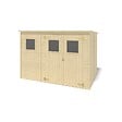 ALTANKA - Abri de jardin en bois 4.86 m2 - 2.7x1.8 m - Couleur: naturel - DOM421 - vignette