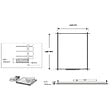 ALTANKA - Abri de jardin en bois - 1.5x3 m avec extension de 4x2.76 m - 15.56 m²- Traité - DOM673+DOS194 - vignette