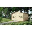 ALTANKA - Abri de jardin en bois - 12m2 - 4x3m - Ep. 28mm - Couleur: naturel - DOM337 - vignette