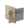 ALTANKA - Abri de jardin en bois - 12m2 - 4x3m - Ep. 28mm - Couleur: naturel - DOM337 - vignette