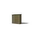 ALTANKA - Armoire de jardin à outils 1.66x0.82 m H.1.86 - avec plancher et paroi arrière - DOM84 - vignette