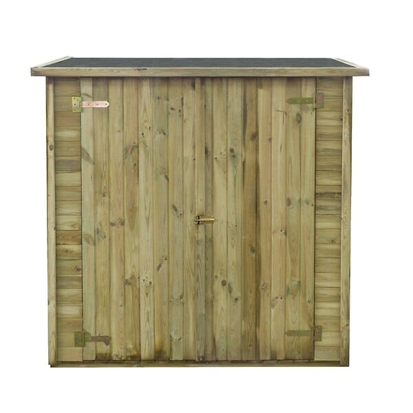 ALTANKA - Armoire de jardin à outils 1.66x0.82 m H.1.86 - avec plancher et paroi arrière - DOM84 - large