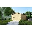 ALTANKA - Abri de jardin en bois - 16m2 - 4x4m - Ep. 28mm - Couleur: naturel - DOM149 - vignette