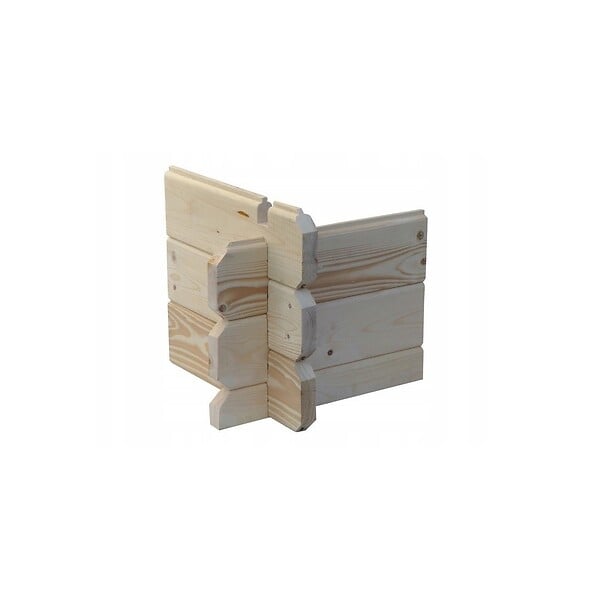 ALTANKA - Abri de jardin en bois - 4m2 - 2x2m - Ep. 19mm - Couleur: naturel - DOM565 - large
