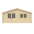ALTANKA - Abri de jardin en bois - 30m2 - 6x5m - Ep. 40mm - Couleur: naturel - DOM747 - vignette