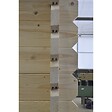 ALTANKA - Abri de jardin en bois - 30m2 - 6x5m - Ep. 40mm - Couleur: naturel - DOM747 - vignette