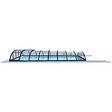 ALTANKA - Abri de piscine Horizon - 7.03x3.36 m - polycarbonate massif 3 mm - pour piscine BAS7307 - ECO337 - vignette
