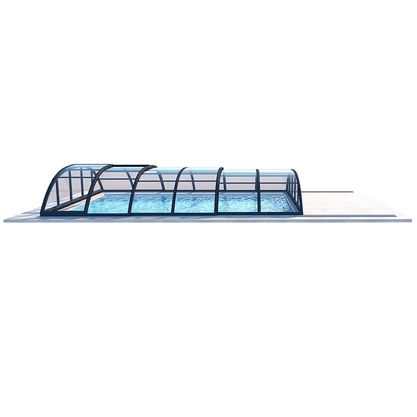 ALTANKA - Abri de piscine Horizon - 6.1x2.38 m - polycarbonate massif 3 mm - pour piscine BAS7306 - ECO336 - large